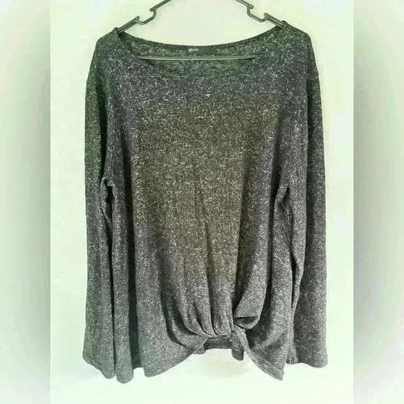 Gibson long sleeve Knotted bottom sweater size L - Picture 1 of 10